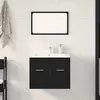 Image de vidaXL Ensemble de meubles salle de bain 2 pcs chÃªne noir