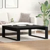 Image de Table basse vidaXL en chÃªne noir 100x100x35 cm en bois d'ingÃ©nierie