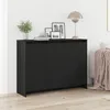 Image de Buffet vidaXL en chÃªne noir 102x33x75 cm en bois d'ingÃ©nierie