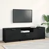 Image de Meuble TV vidaXL - ChÃªne Noir - 140x35x40 cm - FabriquÃ© en Bois d'IngÃ©nierie