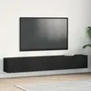 Image de Meubles TV vidaXL 2 pcs ChÃªne Noir 100x30x30 cm Bois d'ingÃ©nierie