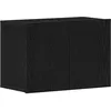 Image de vidaXL Meuble TV ChÃªne noir 60x30x41 cm Bois d'ingÃ©nierie
