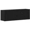 Image de vidaXL Meubles TV 2 piÃ¨ces ChÃªne noir 120 x 30 x 41 cm Bois d'ingÃ©nierie