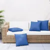 Image de Vidaxl Salon De Jardin 7 Pcs Avec Coussins Noir RÃ©sine TressÃ©e