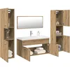 Image de vidaXL Ensemble de meubles salle de bain 5 pcs bois d'ingÃ©nierie