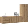 Image de vidaXL Meubles TV muraux 3 pcs chÃªne artisanal bois d'ingÃ©nierie
