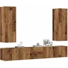 Image de vidaXL Meubles TV muraux 5 pcs vieux bois bois d'ingÃ©nierie