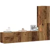 Image de vidaXL Meubles TV muraux 3 pcs vieux bois bois d'ingÃ©nierie