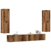 Image de vidaXL Meubles TV muraux 4 pcs vieux bois bois d'ingÃ©nierie