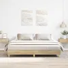 Image de vidaXL Cadre de lit sans matelas chÃªne sonoma 180x200 cm