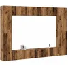 Image de vidaXL Ensemble de meuble TV mural 8 pcs vieux bois bois d'ingÃ©nierie