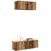 Image de vidaXL Ensemble de meuble TV mural 2 pcs vieux bois bois d'ingÃ©nierie