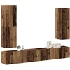 Image de vidaXL Ensemble de meuble TV mural 4 pcs vieux bois bois d'ingÃ©nierie