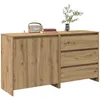 Image de vidaXL Buffet 2 pcs chÃªne artisanal bois d'ingÃ©nierie