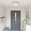 Image de Plafonniers Vidaxl En Tissu Gris Ã 38 Cm E27