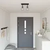Image de Luminaires Vidaxl Avec Abat-Jour En Verre Adjustable Anthracite E27