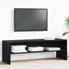 Image de vidaXL Meuble TV chÃªne noir 120x40x40 cm bois d'ingÃ©nierie