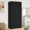 Image de Armoire vidaXL Noir ChÃªne 90x52x200 cm en bois d'ingÃ©nierie