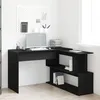 Image de Bureau vidaXL Noir ChÃªne 200x50x76 cm en bois d'ingÃ©nierie