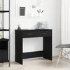Image de Bureau vidaXL Noir en ChÃªne 80x40x75 cm en Bois d'ingÃ©nierie