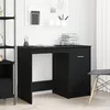Image de Bureau vidaXL Noir ChÃªne 100x50x76 cm Bois d'ingÃ©nierie