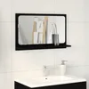 Image de Miroir de salle de bain vidaXL en chÃªne noir 60x10,5x37 cm en bois reconstituÃ©