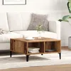 Image de Table Basse Vidaxl En Vieux Bois 60x60x30 Cm En Bois ReconstituÃ©