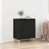Image de Buffet vidaXL ChÃªne Noir 60x35x70 cm en bois d'ingÃ©nierie