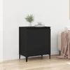 Image de Buffet vidaXL Noir ChÃªne 60x35x70 cm en bois reconstituÃ©