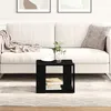 Image de Table basse vidaXL ChÃªne noir 40x40x30 cm Bois reconstituÃ©
