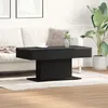 Image de Table basse vidaXL en bois noir 96x50x45 cm, en bois d'ingÃ©nierie