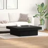 Image de Table basse vidaXL en chÃªne noir 90x90x28 cm en bois d'ingÃ©nierie