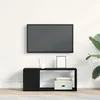 Image de Meuble TV vidaXL Blanc 80x24x32 cm en bois agglomÃ©rÃ©