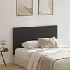 Image de TÃªte de lit vidaXL Noir ChÃªne 160x1,5x80 cm en bois d'ingÃ©nierie