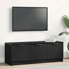 Image de Meuble TV vidaXL Noir ChÃªne 102x35x36,5 cm Bois d'ingÃ©nierie