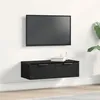 Image de Cabinet mural en chÃªne noir vidaXL 68x30x20 cm en bois reconstituÃ©
