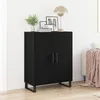Image de Buffet vidaXL Noir ChÃªne 69,5x34x90 cm Bois d'ingÃ©nierie