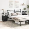 Image de vidaXL Table de chevet 2 pcs ChÃªne Noir 34x35,5x70 cm en bois d'ingÃ©nierie