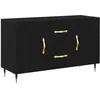 Image de Buffet vidaXL ChÃªne Noir 100x36x60 cm Bois d'ingÃ©nierie