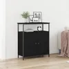 Image de Buffet vidaXL Noir ChÃªne 70x30x80 cm Bois agglomÃ©rÃ©