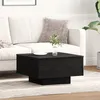 Image de Table basse vidaXL Noir 55x55x31 cm en bois