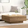 Image de Table basse vidaXL Artisian en chÃªne 80x80x31 cm en bois reconstituÃ©