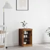 Image de Buffet Vidaxl Avec LumiÃ¨res Led Bois Ancien 41x37x67 Cm