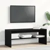 Image de vidaXL Meuble TV chÃªne noir 100x40x40 cm bois d'ingÃ©nierie