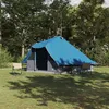 Image de Vidaxl Tente Tipi Avec Toit Bleu 358 X 296 X 258 Cm Taffetas