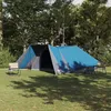 Image de Vidaxl Tente Tipi Avec Toit Bleu 660 X 456 X 200 Cm Taffetas