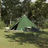 Image de Vidaxl Tente Tipi Avec Toit Vert 560 X 560 X 300 Cm Taffetas
