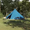 Image de Vidaxl Tente Tipi Avec Toit Bleu 560 X 560 X 300 Cm Taffetas
