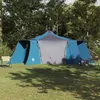 Image de Vidaxl Tente Tipi Avec Toit Bleu 492 X 492 X 275 Cm Taffetas