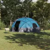 Image de Vidaxl Tente DÃ´me Avec Toit Bleu 475 X 475 X 235 Cm Taffetas